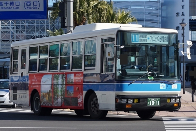 5750【宮崎交通】宮崎地区方向幕（２）: バス写真☆いろいろ５選