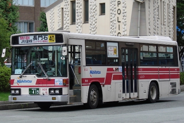 5668【西鉄バス】ありふれた1996年式いすゞ一般路線車: バス