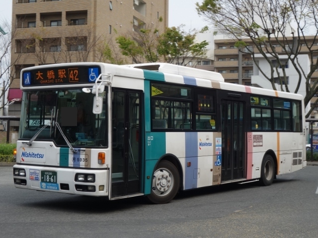 5740【西鉄バス】月の浦営業所・西鉄バス二日市月の浦本社／大型路線車（４）: バス写真☆いろいろ５選