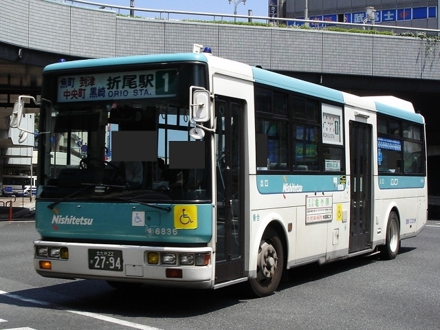 5703【西鉄バス】中型ロング車（２）: バス写真☆いろいろ５選