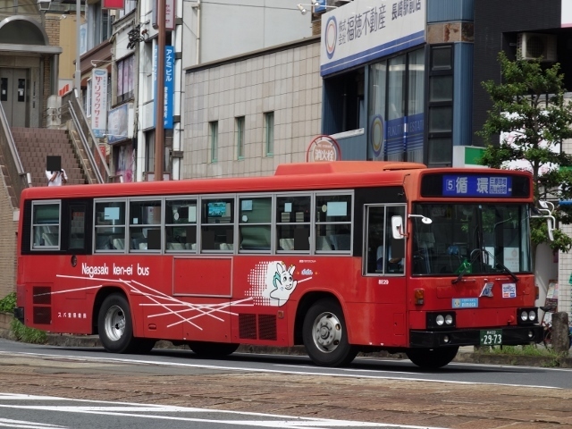 5760【県営バス】方向幕表示／西山台循環線（３）: バス写真☆いろいろ５選