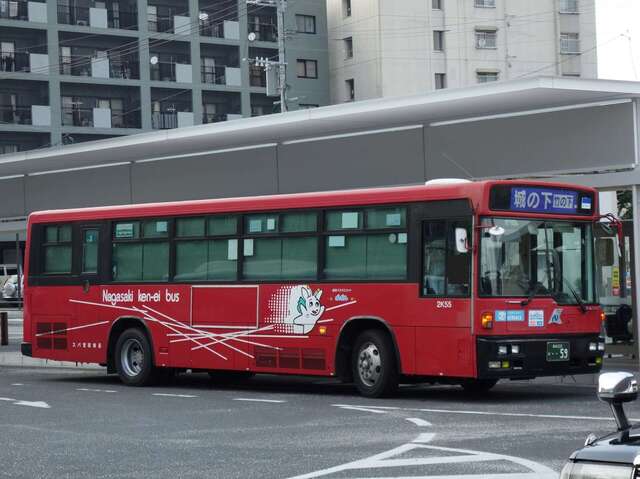 5847【県営バス】方向幕表示／東諌早方面行（2）: バス写真☆いろいろ5選