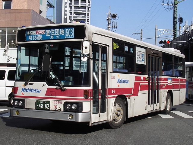 0453【西鉄バス】方向幕（７）（福岡地区５００番台（２））: バス写真 