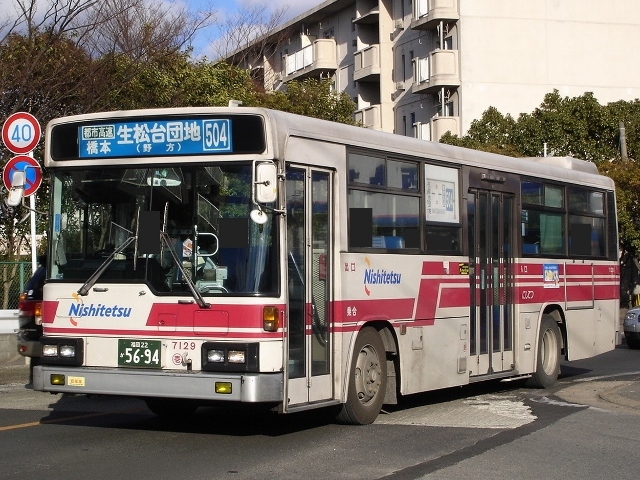 0447【西鉄バス】方向幕（６）（福岡地区５００番台（１））: バス写真